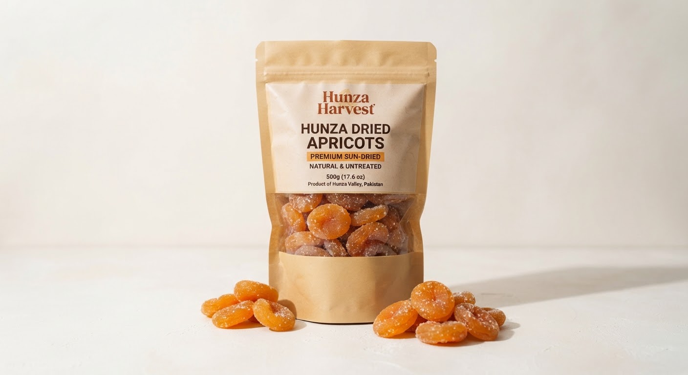 Hunza Dried Apricots — 500g