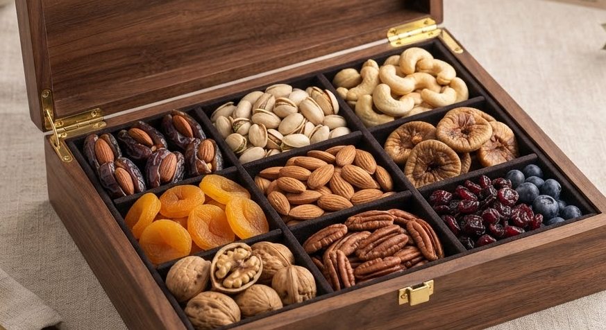 Mixed Dry Fruit Gift Box — detail view