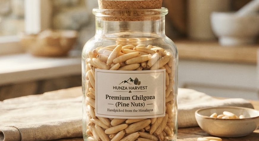 Pine Nuts (Chilgoza) — detail view
